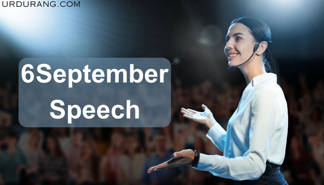6 September speech